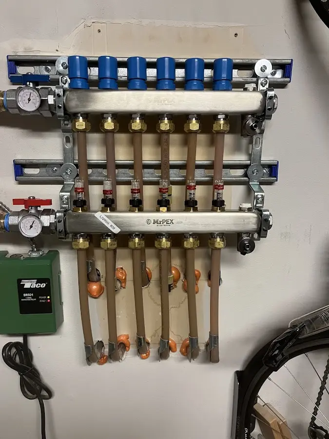 Plumber performing Leak Detection at a residential property in Prairie View